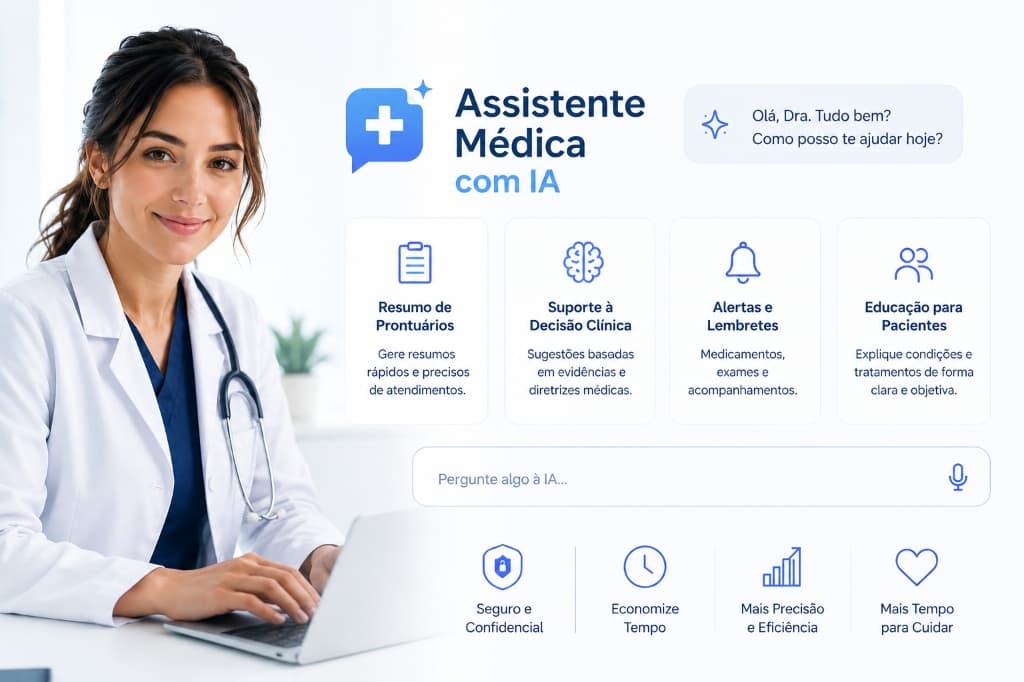Interface do Assistente Médico IA Docton